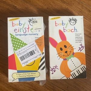 Set of two baby Einstein VHS